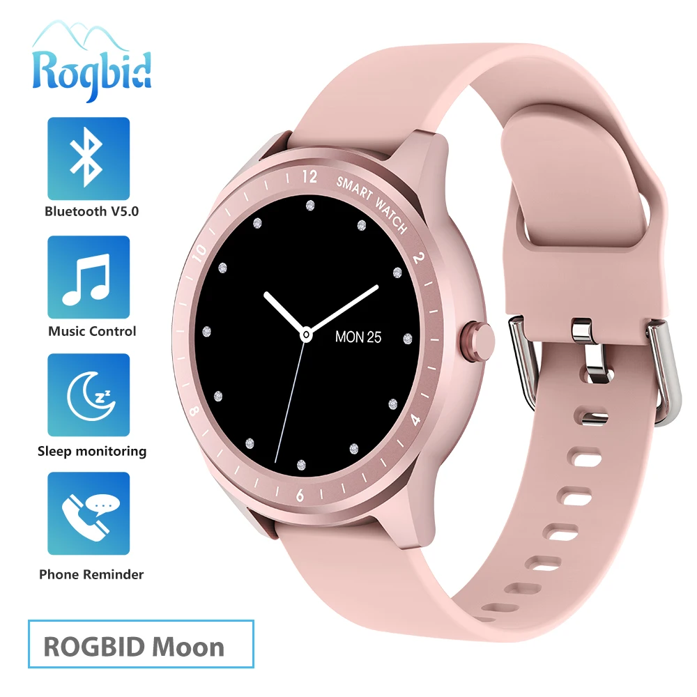 Rogbid Moon Smart Watch Sport Metal Heart Rate Sleep Monitor Waterproof Smartwatches Men IOS Android Global Version For Boy Girl
Rogbid Moon Smart Watch Sport Metal Heart Rate Sleep Monitor Waterproof Smartwatches Men IOS Android Global Version For Boy Girl