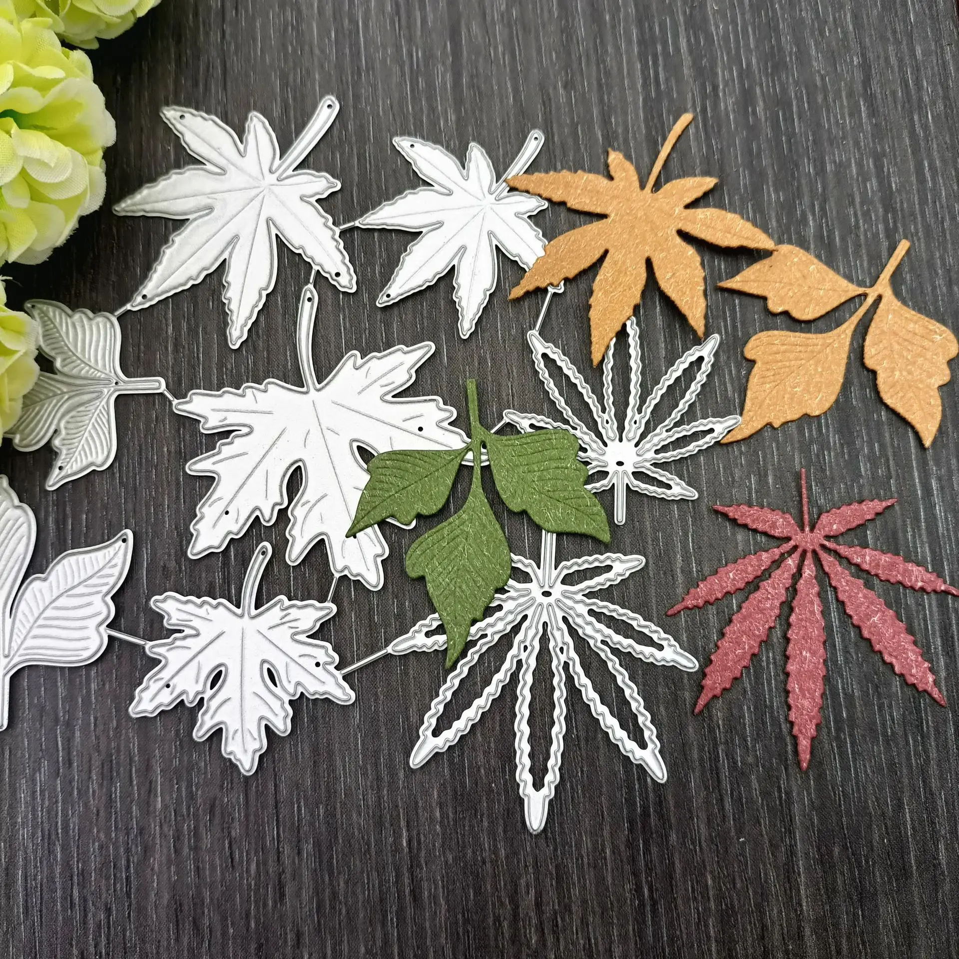 Crazyclown 8pcs Maple Leaves Metal Cutting Dies Practice Hands-on DIY Scrapbooking Album Paper Cards Embossing Decorative Craft
Crazyclown 8pcs Maple Leaves Metal Cutting Dies Practice Hands-on DIY Scrapbooking Album Paper Cards Embossing Decorative Craft