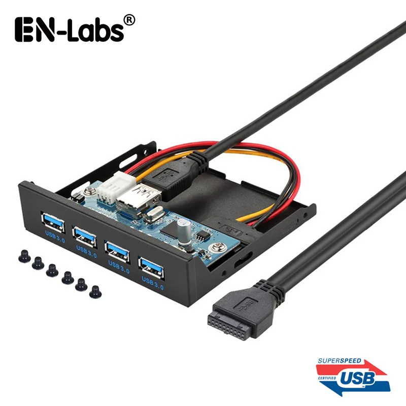 3.5" Front Panel Motherboard Mainboard 20Pin to 4 Port USB 3.0 Hub Adapter Internal Floppy Bay Bracket w/ SATA Power,80cm Cable
3.5" Front Panel Motherboard Mainboard 20Pin to 4 Port USB 3.0 Hub Adapter Internal Floppy Bay Bracket w/ SATA Power,80cm Cable