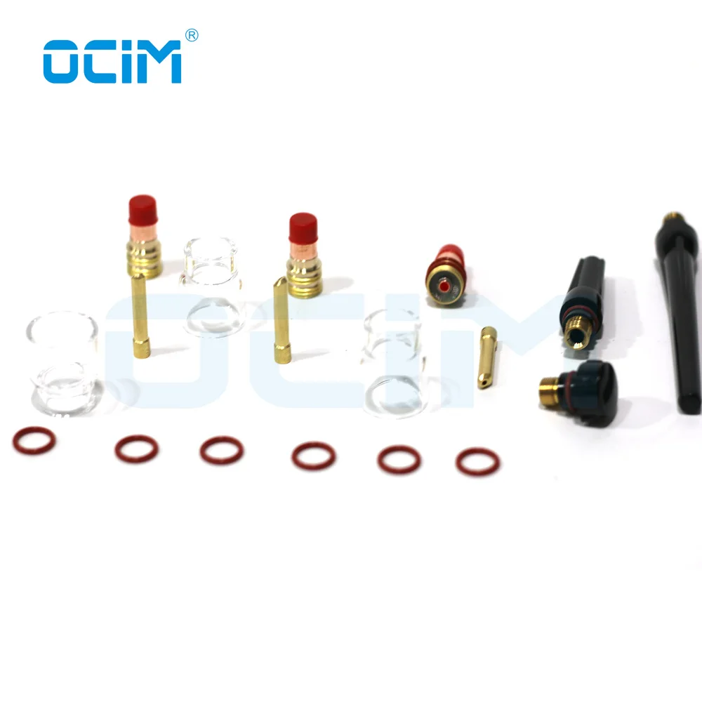 18PCS TIG Welding Torch Burner Parts Pyrex Cup Gas Lens Temperature Resistant Fit WP17 18 26
18PCS TIG Welding Torch Burner Parts Pyrex Cup Gas Lens Temperature Resistant Fit WP17 18 26
