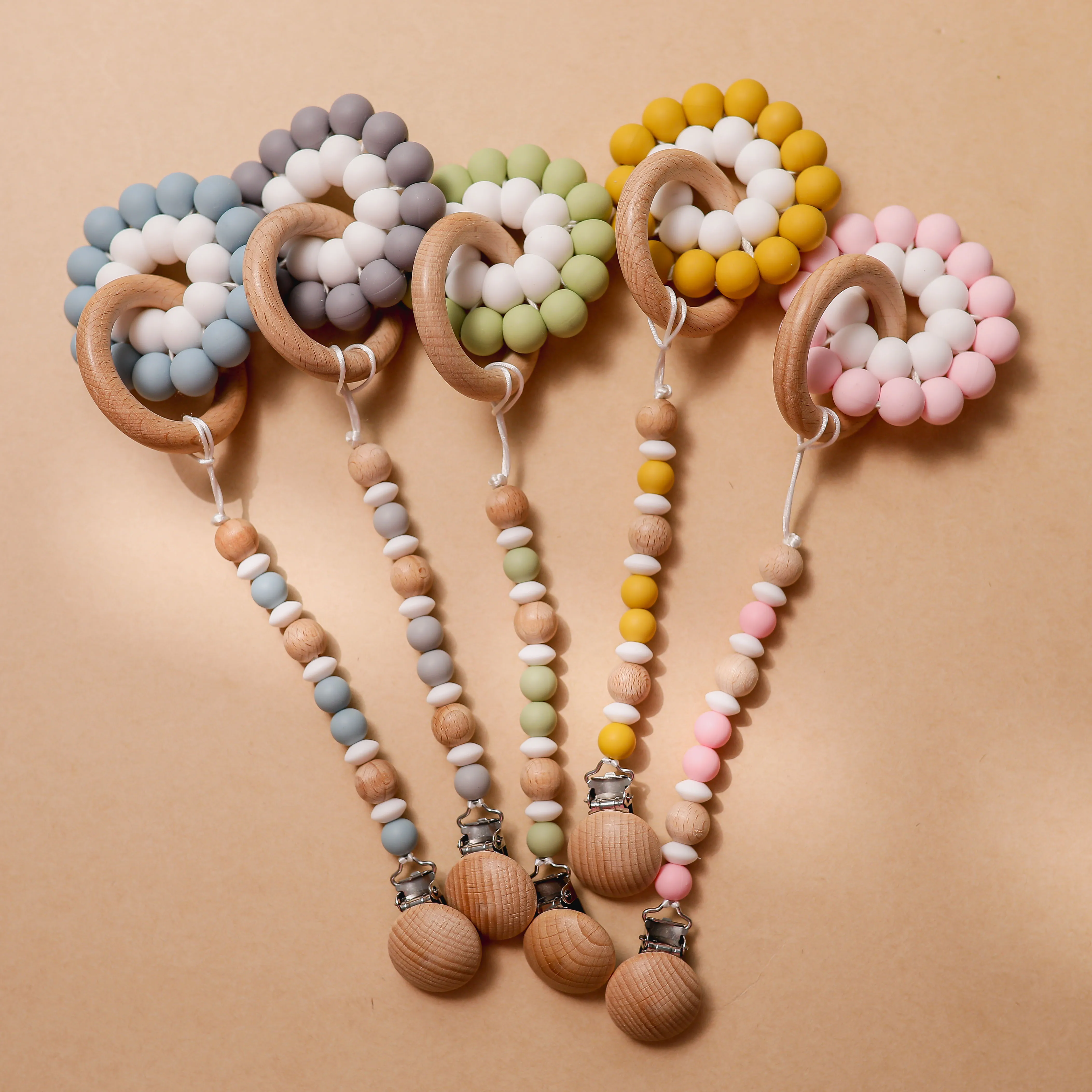 1Pcs Baby Pacifier Clips Food Grade Silicone Beads Pacifier Chains Infant Teether Teething Dummy Holder Nipple Clip BPA Free
1Pcs Baby Pacifier Clips Food Grade Silicone Beads Pacifier Chains Infant Teether Teething Dummy Holder Nipple Clip BPA Free