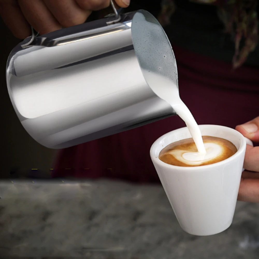 Stainless Steel Milk Frothing Pitcher Steaming Coffee Latte Frother Cup Cappuccino Milk Cream Froth Pitcher
Stainless Steel Milk Frothing Pitcher Steaming Coffee Latte Frother Cup Cappuccino Milk Cream Froth Pitcher
