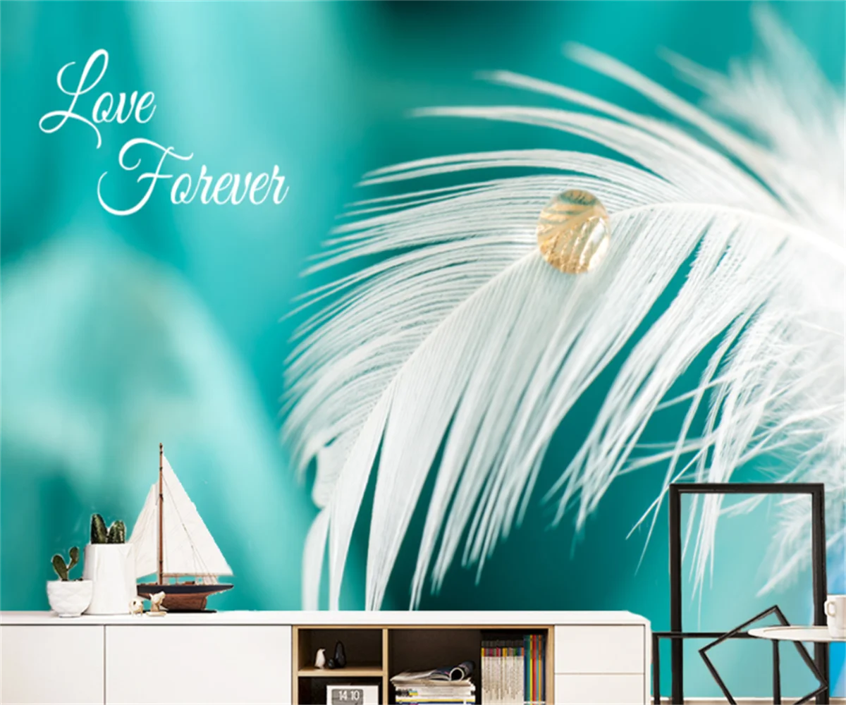 Customize any size home decoration wallpaper mural Nordic modern minimalist abstract white feather decoration wall sticker papel
Customize any size home decoration wallpaper mural Nordic modern minimalist abstract white feather decoration wall sticker papel