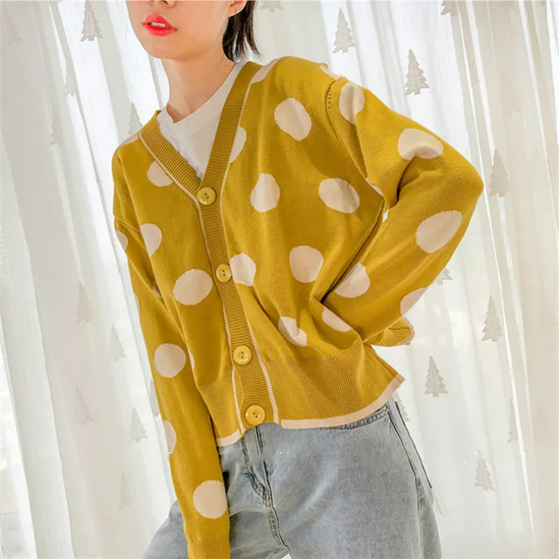 H9597 Autumn Spring Sweater Women Korean Loose V-neck Knitted Cardigan Girl Student Long Sleeve Single Breasted Warm Casual Top
H9597 Autumn Spring Sweater Women Korean Loose V-neck Knitted Cardigan Girl Student Long Sleeve Single Breasted Warm Casual Top