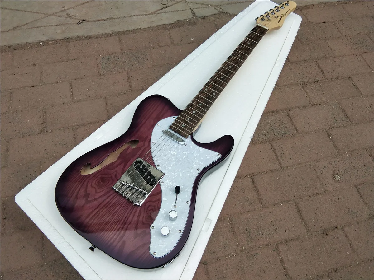 Электрогитара фиолетового цвета BJTL с F-отверстием, корпусом из ясеня и накладкой из палисандра, хромированная фурнитура, новая BJ439
Электрогитара фиолетового цвета BJTL с F-отверстием, корпусом из ясеня и накладкой из палисандра, хромированная фурнитура, новая BJ439