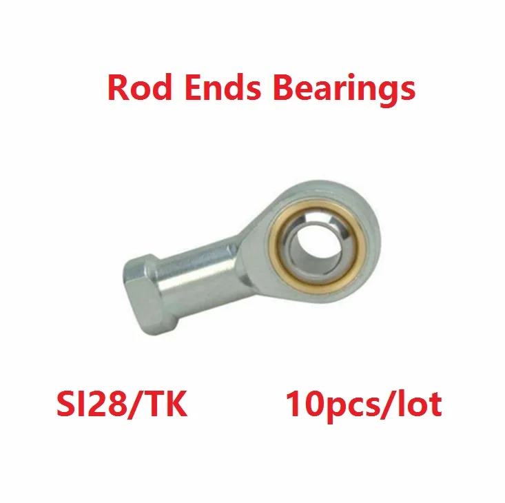 10pcs/lot SI28/TK 28mm High performanc Rod End Joint ball Bearing Internal Thread Metric Female Right /Left Hand Fish Eye
10pcs/lot SI28/TK 28mm High performanc Rod End Joint ball Bearing Internal Thread Metric Female Right /Left Hand Fish Eye