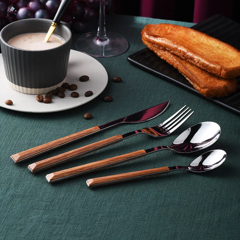 Jaswehome 4pcs Stainless Steel Flatware Cutlery Set Fork Spoon Knife Tableware Set Travelling Elegant Eating Utensils
Jaswehome 4pcs Stainless Steel Flatware Cutlery Set Fork Spoon Knife Tableware Set Travelling Elegant Eating Utensils