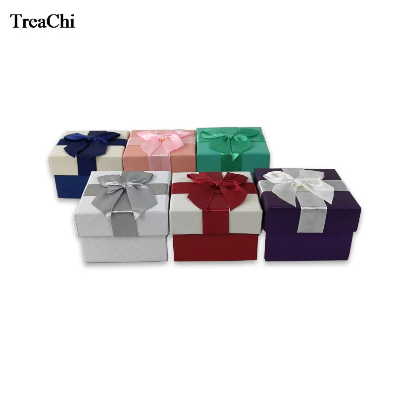 24Pcs/lot Fashion Ribbon Jewelry Kit Box Charm Color Paper Ring Earring Necklace Storage Organizer Gift Box 7*7*5cm Wholesale
24Pcs/lot Fashion Ribbon Jewelry Kit Box Charm Color Paper Ring Earring Necklace Storage Organizer Gift Box 7*7*5cm Wholesale