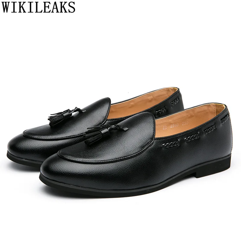 Formal Loafers Shoes Men Designer Brown Dress Shoes for Men 2023 Italian Black Wedding Shoes for Men Tassels Zapatos De Hombre
Formal Loafers Shoes Men Designer Brown Dress Shoes for Men 2023 Italian Black Wedding Shoes for Men Tassels Zapatos De Hombre