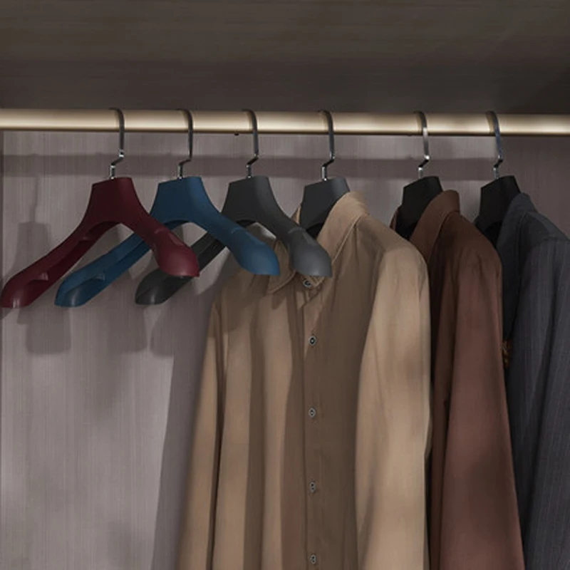 10pcs/lot Plastic Suits Hangers with Extra Thick Non-slip Shoulder Design Traceless Clothes Hanger for Dry and Wet Trousers Rack
10pcs/lot Plastic Suits Hangers with Extra Thick Non-slip Shoulder Design Traceless Clothes Hanger for Dry and Wet Trousers Rack
