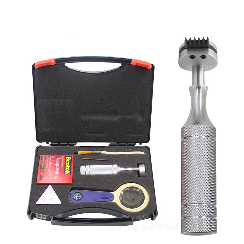 QFH Manual Cross Adhesion Tester Cross-Cut Tester 1MM/2MM/3MM Blades With Magnifier
QFH Manual Cross Adhesion Tester Cross-Cut Tester 1MM/2MM/3MM Blades With Magnifier