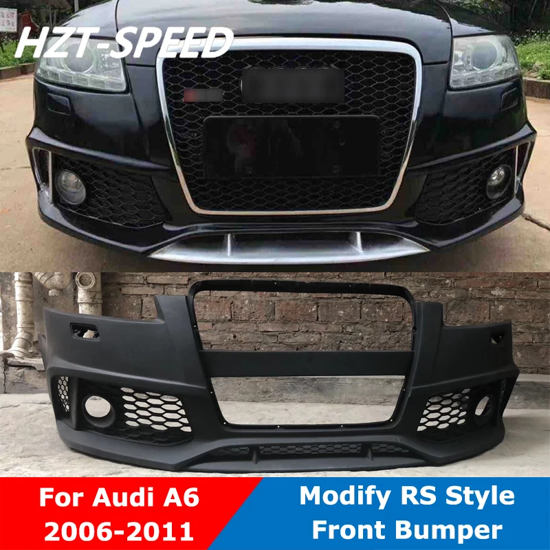 PU Unpainted Car Body Kit Front Bumper Foglight For Audi A6 A6L Modify RS Style 2006-2011
PU Unpainted Car Body Kit Front Bumper Foglight For Audi A6 A6L Modify RS Style 2006-2011