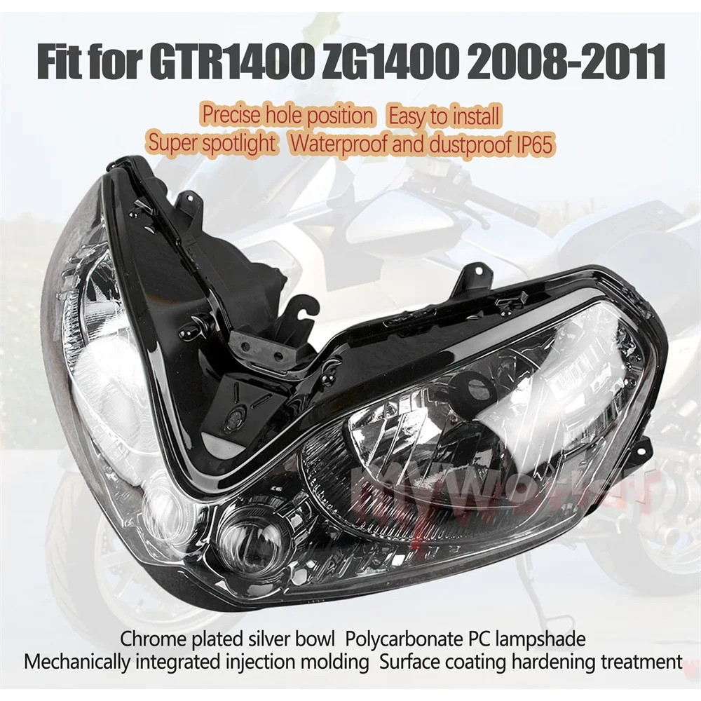 Fit For Kawasaki Concours 14 GTR1400 ZG1400 2007 - 2009 2008 Front Lighting Lndicator Motorcycle Light Assembly Accessories
Fit For Kawasaki Concours 14 GTR1400 ZG1400 2007 - 2009 2008 Front Lighting Lndicator Motorcycle Light Assembly Accessories