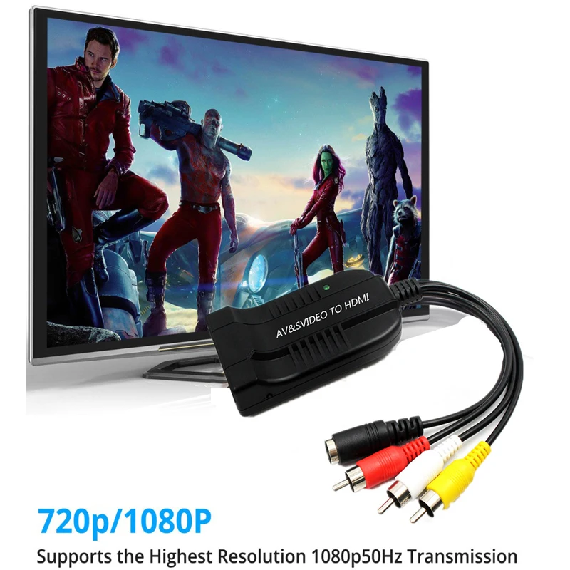 av & s video to hdmi Video Converter Adapter , s video, audio(r),audio(l),cvbs out ,hdmi in
av & s video to hdmi Video Converter Adapter , s video, audio(r),audio(l),cvbs out ,hdmi in