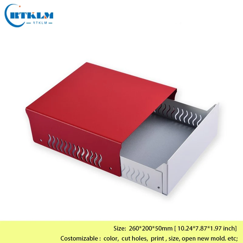 DIY Project Desktop Box Iron Cabinet Electronic Enclosure 260x200x50mm Size for Organizing And Protecting Electron Components
DIY Project Desktop Box Iron Cabinet Electronic Enclosure 260x200x50mm Size for Organizing And Protecting Electron Components