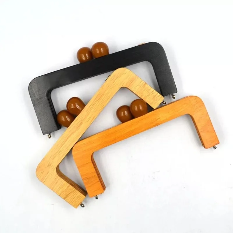 20x8cm Women Purse Bag Wooden Frame Natural Wood Purse with Screws Frame Bag Handle DIY Handmade Handbag Accessories Parts
20x8cm Women Purse Bag Wooden Frame Natural Wood Purse with Screws Frame Bag Handle DIY Handmade Handbag Accessories Parts
