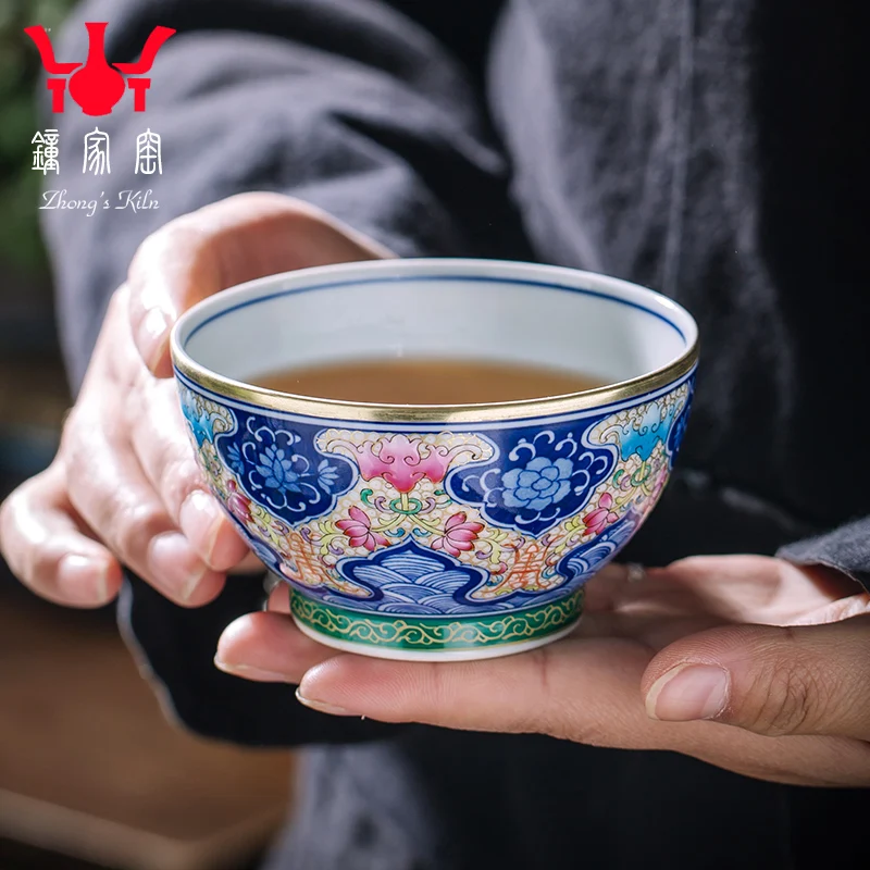 |Zhongjiayao tea cup ceramic hand painted enamel Master Cup Jingdezhen high end tea set master cup tea cup single cup
|Zhongjiayao tea cup ceramic hand painted enamel Master Cup Jingdezhen high end tea set master cup tea cup single cup