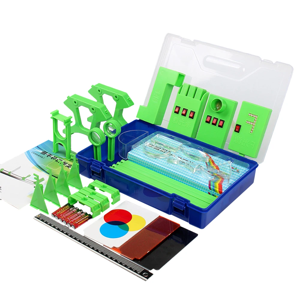 Physical optics experiment set Pinhole imaging experiment RGB experiment Various optical experiments Teaching demonstration DIY
Physical optics experiment set Pinhole imaging experiment RGB experiment Various optical experiments Teaching demonstration DIY