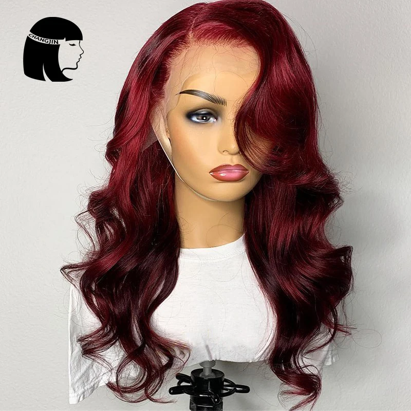 Burgundy Color 13X4 Lace Front Human Hair Wigs With Baby Hair Body Wave Red 99J Lace Wigs For Women 4*4 Closure Wig For Women
Burgundy Color 13X4 Lace Front Human Hair Wigs With Baby Hair Body Wave Red 99J Lace Wigs For Women 4*4 Closure Wig For Women