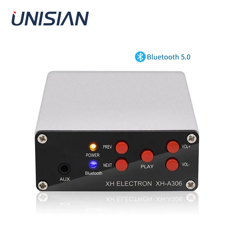 UNISINA Bluetooth 5.0 TPA3116D2 Audio Amplifier Board TPA3116 2.0 channel 50W+50W Stereo Digital Power Amplifiers with Box DC IN
UNISINA Bluetooth 5.0 TPA3116D2 Audio Amplifier Board TPA3116 2.0 channel 50W+50W Stereo Digital Power Amplifiers with Box DC IN