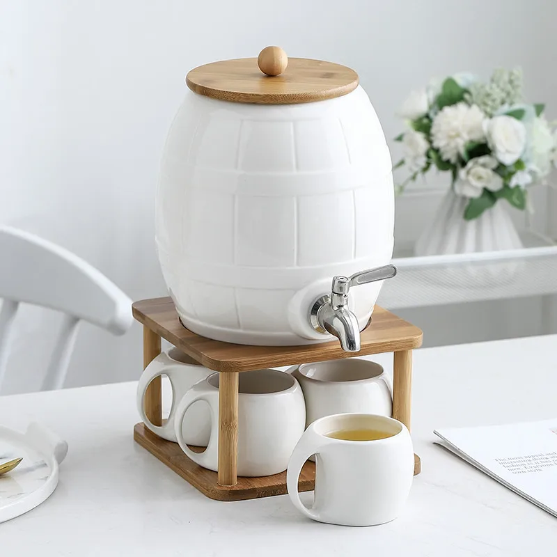 Chinese Ceramic Household 3 Liter Cold Water Pot Set Household Living Room Heat Resistant Water Cup Cup Large Capacity Cooler
Chinese Ceramic Household 3 Liter Cold Water Pot Set Household Living Room Heat Resistant Water Cup Cup Large Capacity Cooler