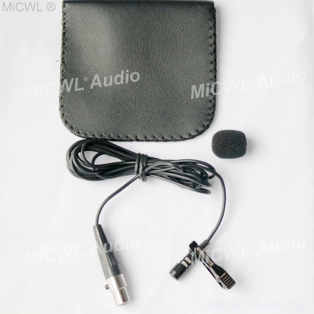 W185 Tie Clip Lavalier Microphone for Ture Shure Wireless Lapel BeltPack mini 4Pin 2m wire Omnidirectional with Protective bag
W185 Tie Clip Lavalier Microphone for Ture Shure Wireless Lapel BeltPack mini 4Pin 2m wire Omnidirectional with Protective bag