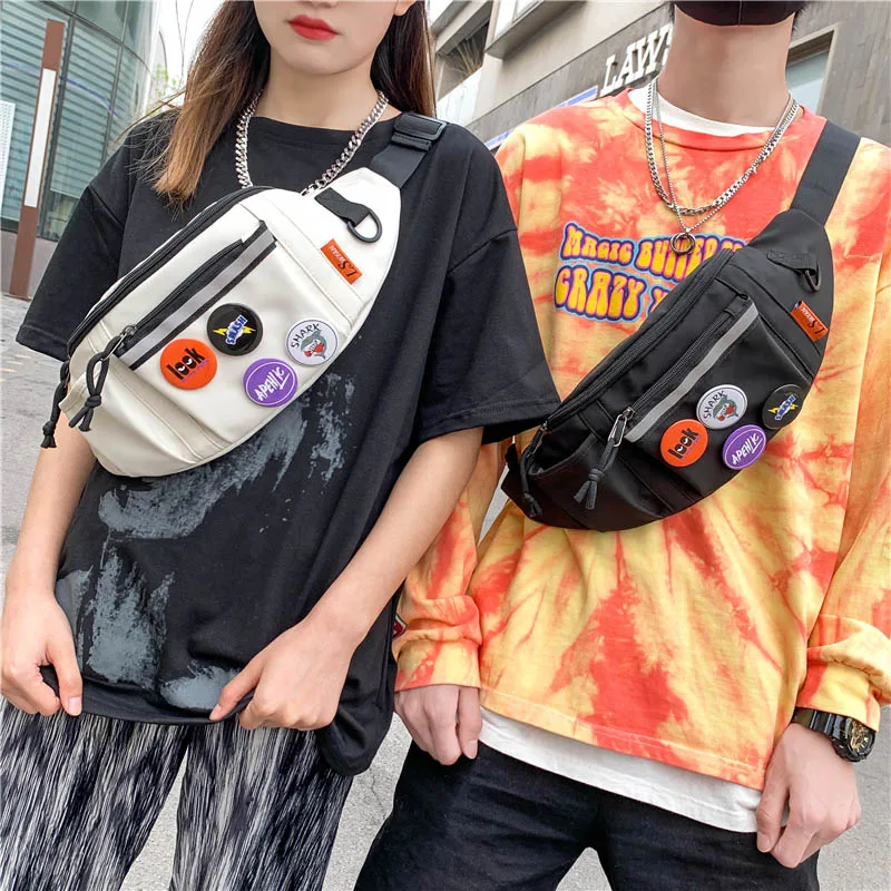 Street Trend Waist Bag Unisex Crossbody Bag Reflective Stripe Sports Chest Bags Casual Men Hip Waist Pack Travel Belt Purse
Street Trend Waist Bag Unisex Crossbody Bag Reflective Stripe Sports Chest Bags Casual Men Hip Waist Pack Travel Belt Purse