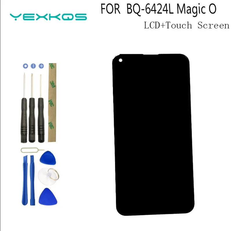 New LCD Display For BQ Mobile BQ-6424L Magic O LCD Display + Touch Screen Digiziter Assembly With Tools 
New LCD Display For BQ Mobile BQ-6424L Magic O LCD Display + Touch Screen Digiziter Assembly With Tools
