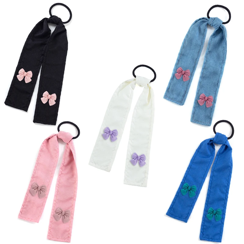 Multicolor Bowknot Pattern Streamers Hair Ring Knotted Scrunchie Women Ponytail Hair Ties Solid Color Rubber Band Hair
Multicolor Bowknot Pattern Streamers Hair Ring Knotted Scrunchie Women Ponytail Hair Ties Solid Color Rubber Band Hair