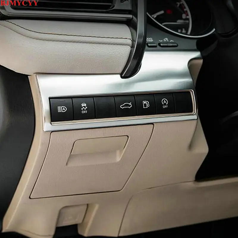 BJMYCYY Automobile headlight switch panel stainless steel decorative frame for Toyota camry XV70 2018 2019 2020 accessories
BJMYCYY Automobile headlight switch panel stainless steel decorative frame for Toyota camry XV70 2018 2019 2020 accessories