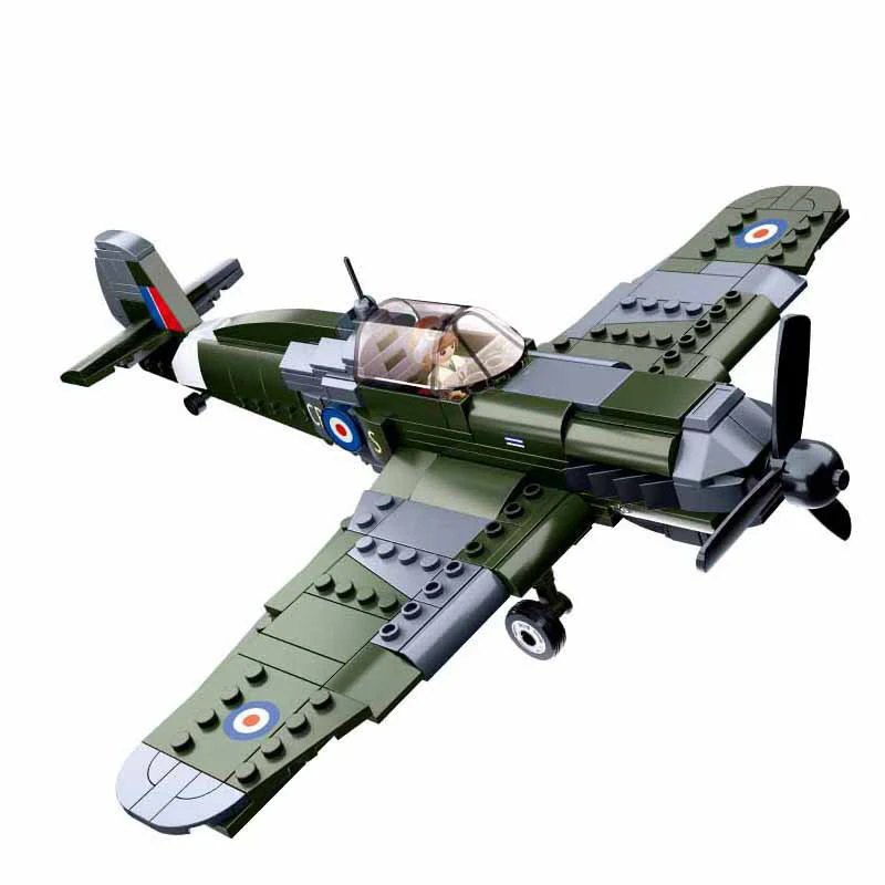 WW2 Military Fighter German Bomber Army Soldier AirPlane Model Building Blocks Classic Construction Educational Toys For Kids
WW2 Military Fighter German Bomber Army Soldier AirPlane Model Building Blocks Classic Construction Educational Toys For Kids
