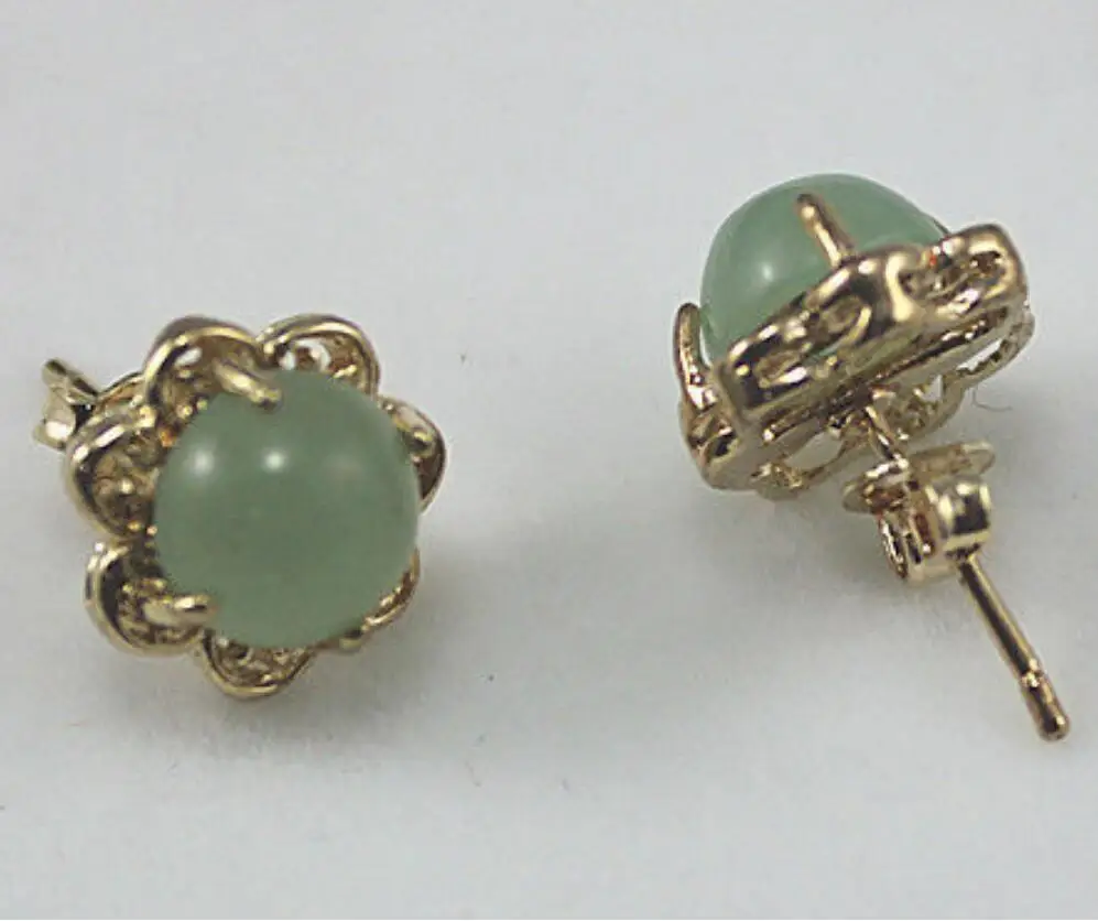 Hot Sell 3 colors lady's charming light green /black natural jade 18KGP earring
Hot Sell 3 colors lady's charming light green /black natural jade 18KGP earring