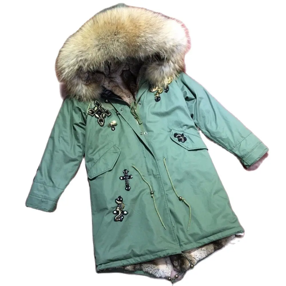 Beads Top Quality Ins New Fashion Natural Collar Winter Warm Stripe Lined Plus Size Long Coat For Wholesale
Beads Top Quality Ins New Fashion Natural Collar Winter Warm Stripe Lined Plus Size Long Coat For Wholesale