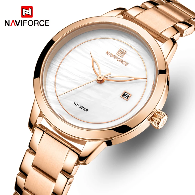 NAVIFORCE часы женские простые кварцевые женские водонепроницаемые наручные часы женские модные повседневные часы часы для девочек Reloj Mujer набор для продажи
NAVIFORCE часы женские простые кварцевые женские водонепроницаемые наручные часы женские модные повседневные часы часы для девочек Reloj Mujer набор для продажи