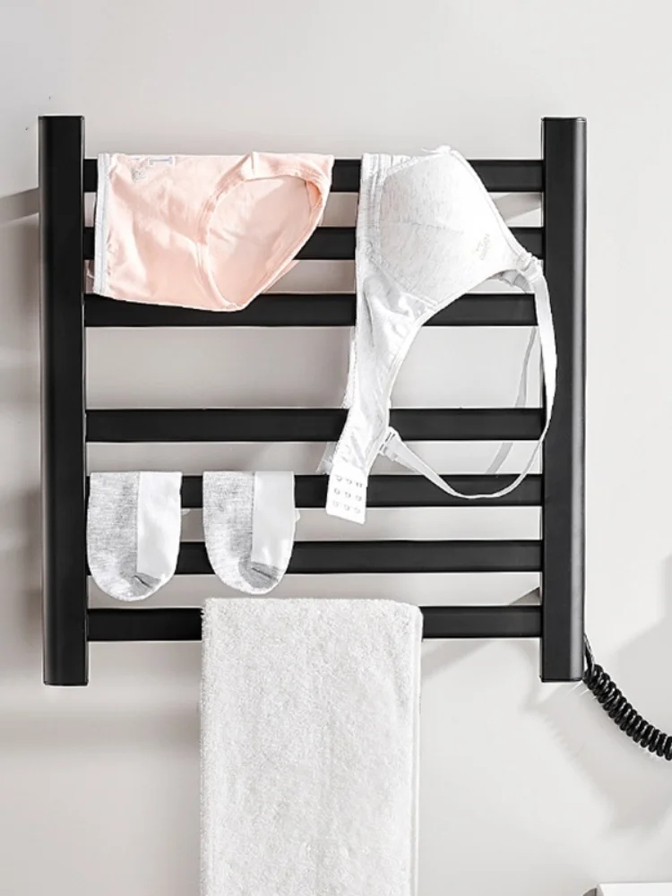 Quality Bathroom Equipment Electric Towel Rack 304 Stainless Steel Smart Home Heating Towel Rack Towel Heater 220V Black/White
Quality Bathroom Equipment Electric Towel Rack 304 Stainless Steel Smart Home Heating Towel Rack Towel Heater 220V Black/White