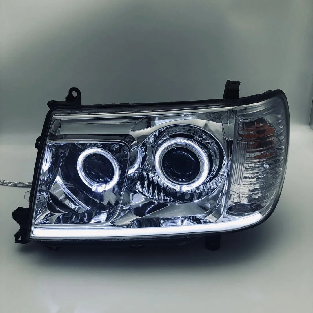 LED headlight for Toyota Land Cruiser 4700 LC100 UZJ4500 Angel Eye Daytime Running Llight With Turn Signal
LED headlight for Toyota Land Cruiser 4700 LC100 UZJ4500 Angel Eye Daytime Running Llight With Turn Signal