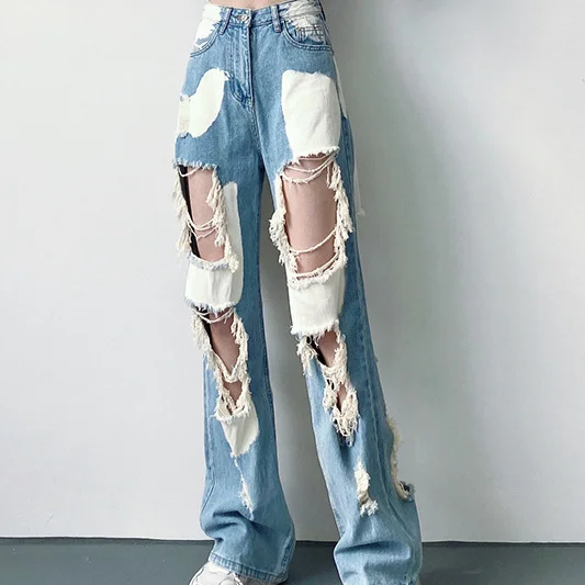 Jeans Women 2022 Spring Autumn Fashion Large Size Full Length Low COTTON Ripped Softener Ripped Jeans for Women Girls Jeasns
Jeans Women 2022 Spring Autumn Fashion Large Size Full Length Low COTTON Ripped Softener Ripped Jeans for Women Girls Jeasns