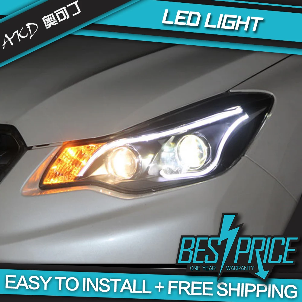 AKD Cars Styling Headlight For Subaru XV 2013-2016 Headlights LED Running lights Bi-Xenon Beam Fog lights angel eyes Auto levels
AKD Cars Styling Headlight For Subaru XV 2013-2016 Headlights LED Running lights Bi-Xenon Beam Fog lights angel eyes Auto levels