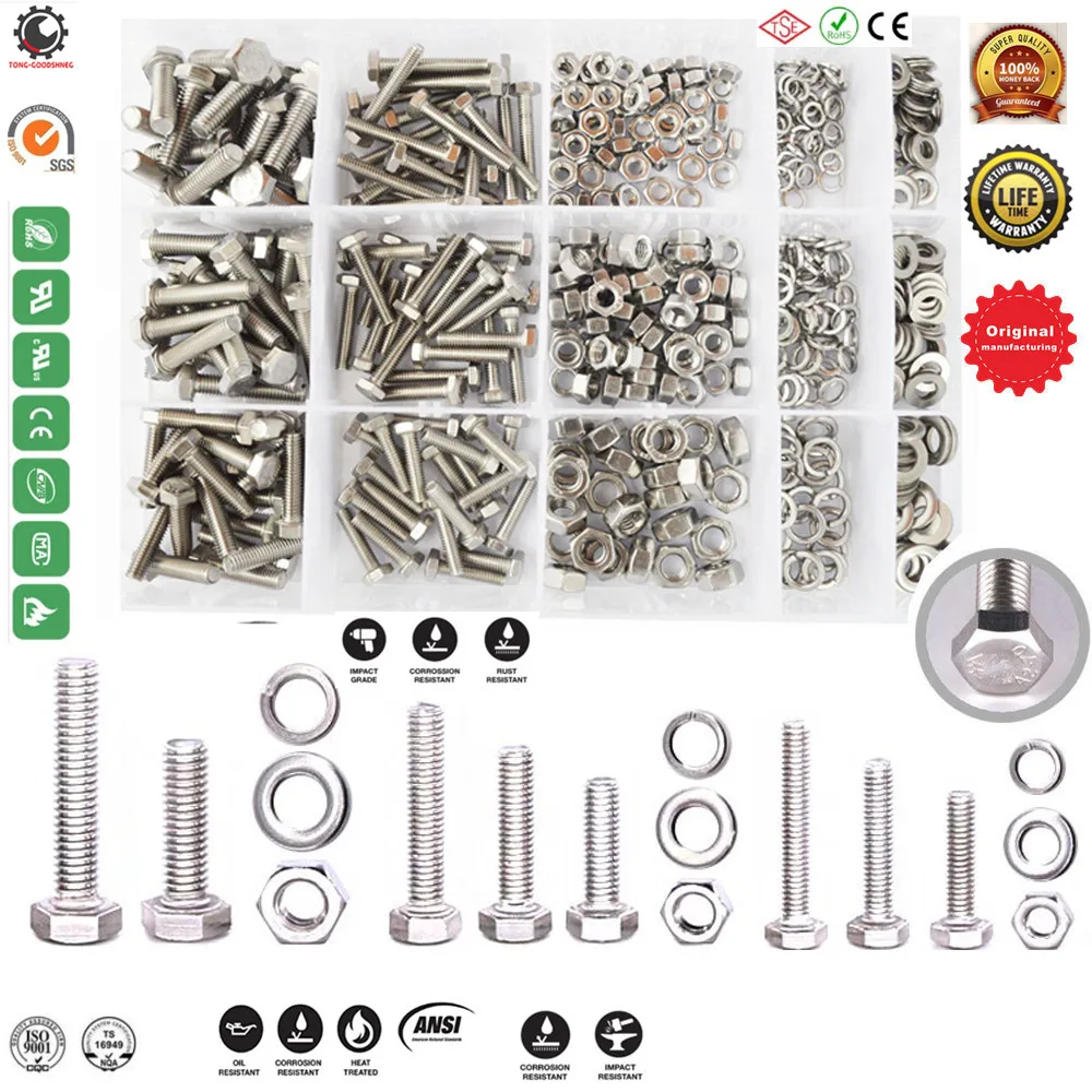 Screw Nut,M4 M5 M6 Socket Head Bolt and Nut Assortment Set,Flat Hex Head Screws Bolts Nuts and Flat Gasket Spring Washers Set
Screw Nut,M4 M5 M6 Socket Head Bolt and Nut Assortment Set,Flat Hex Head Screws Bolts Nuts and Flat Gasket Spring Washers Set