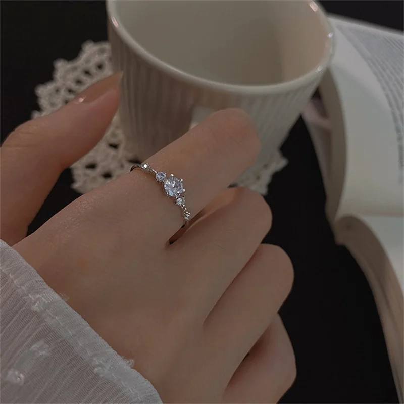 VENTFILLE 925 Sterling Silver Zircon Open Finger Rings For Women Niche Design Adjustable Index Finger Ring
VENTFILLE 925 Sterling Silver Zircon Open Finger Rings For Women Niche Design Adjustable Index Finger Ring