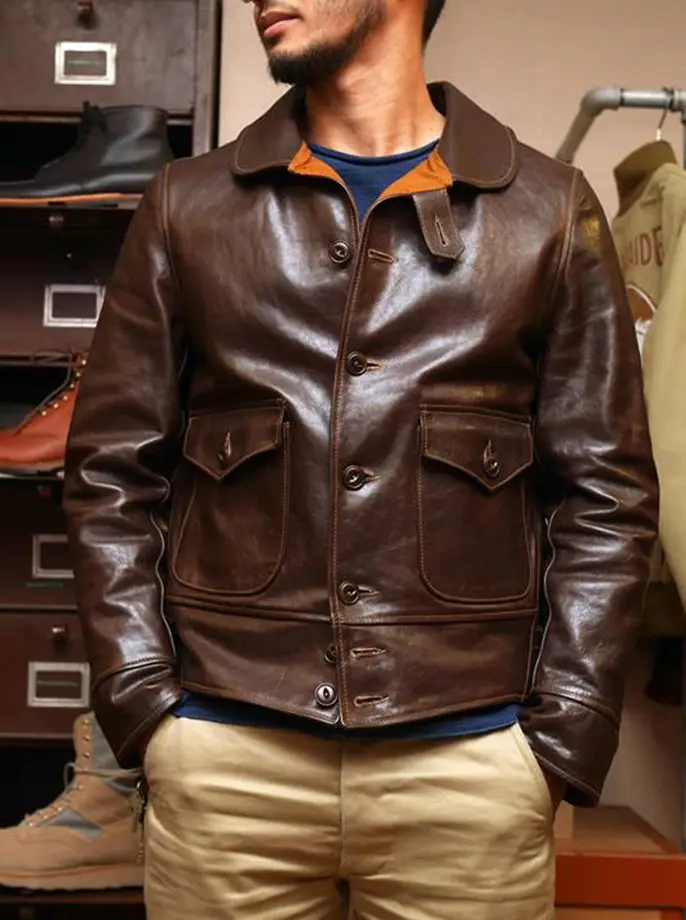 new Free shipping.Brand warm mens brown vintage cowhide Jackets,quality men genuine Leather jacket.style classic slim coat
new Free shipping.Brand warm mens brown vintage cowhide Jackets,quality men genuine Leather jacket.style classic slim coat