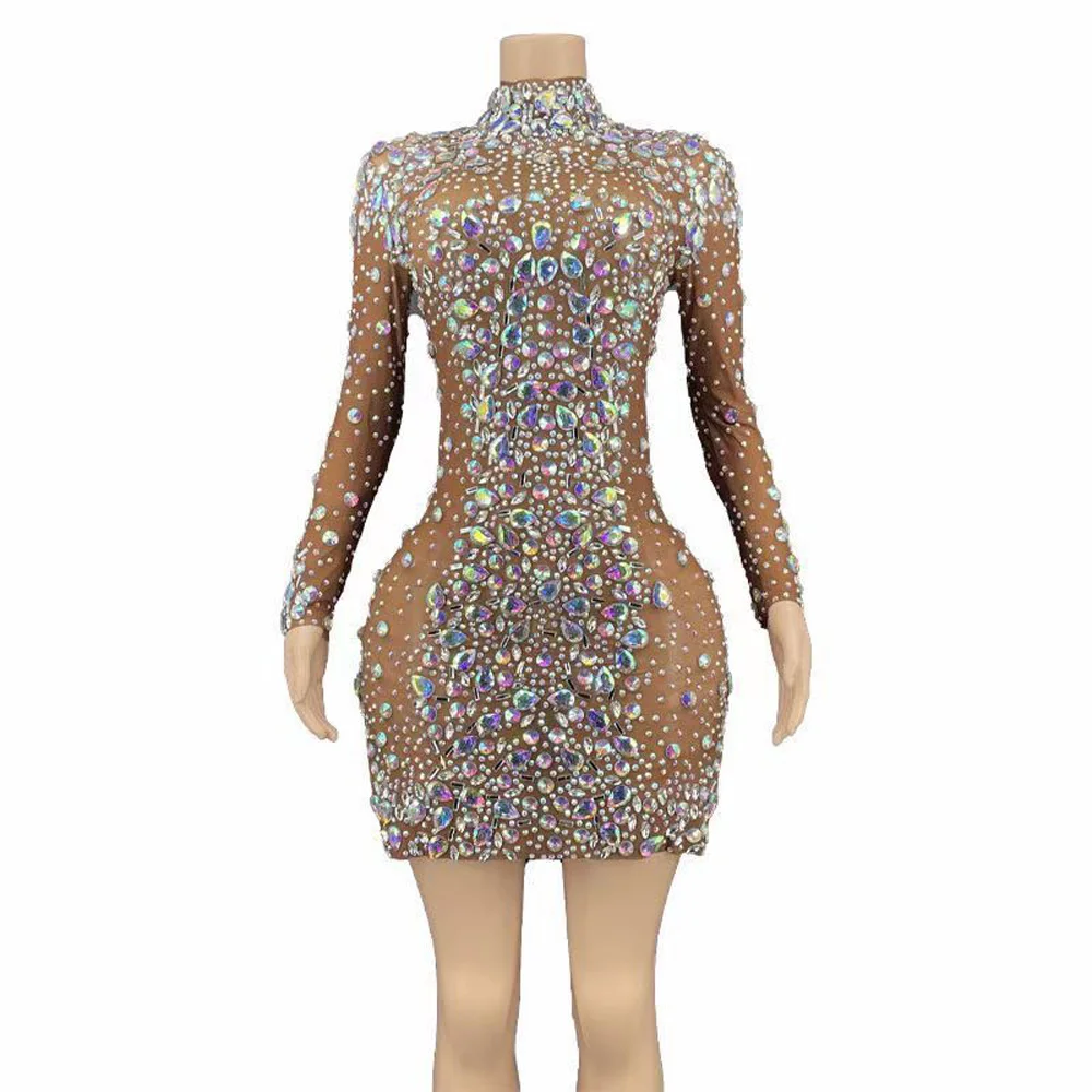Long Net Sleeve Rhinestones Tassel Ballroom Stage Dance Dress Costume Nightclub show singer dance Costume
Long Net Sleeve Rhinestones Tassel Ballroom Stage Dance Dress Costume Nightclub show singer dance Costume