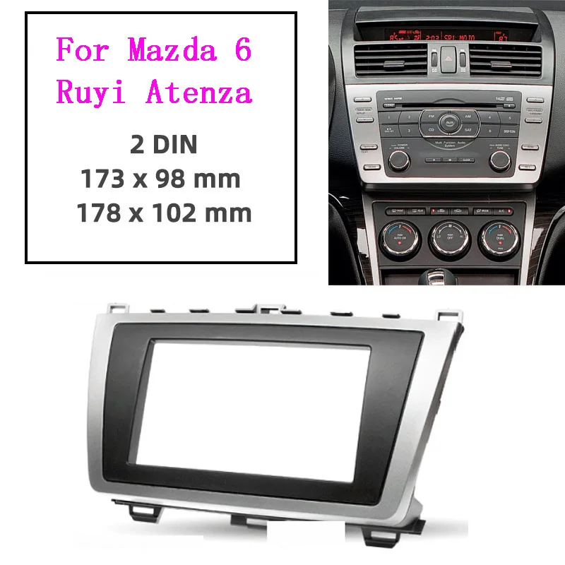 Автомобильный радиоприемник для Mazda 6 ruyi Atenza 2009-2013, 2 Din, DVD, стереопанель, монтажная рамка для установки приборной панели
Автомобильный радиоприемник для Mazda 6 ruyi Atenza 2009-2013, 2 Din, DVD, стереопанель, монтажная рамка для установки приборной панели