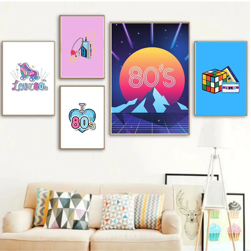 80s Retro Fun Pop Art Prints Canvas Painting, 1980s Wall Picture, Minimalist Style Poster,Gift for Her,Modern Home Decor
80s Retro Fun Pop Art Prints Canvas Painting, 1980s Wall Picture, Minimalist Style Poster,Gift for Her,Modern Home Decor