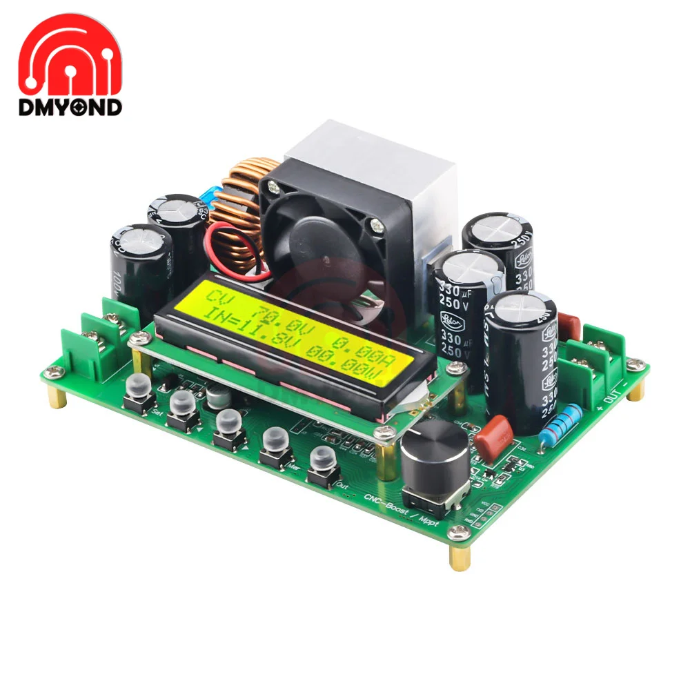 DPX800S LCD Display Numerical Control Boost Constant Voltage Constant Current Power Supply Communication Solar MPPT Charging
DPX800S LCD Display Numerical Control Boost Constant Voltage Constant Current Power Supply Communication Solar MPPT Charging