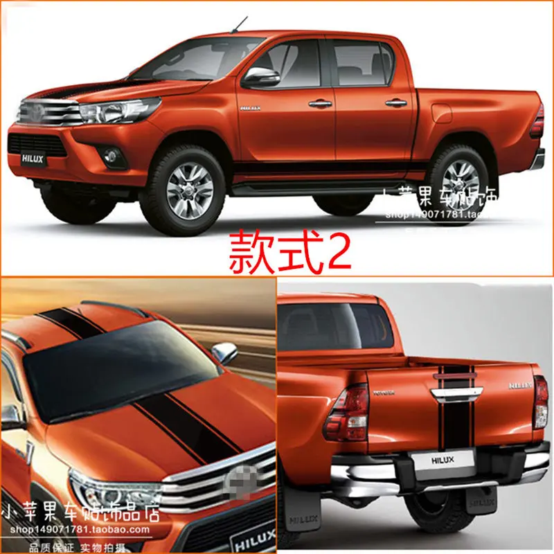 Наклейка для Toyota Hilux, Модифицированная наклейка для кузова, полноразмерная наклейка для пикапа, грузовика Hilux
Наклейка для Toyota Hilux, Модифицированная наклейка для кузова, полноразмерная наклейка для пикапа, грузовика Hilux
