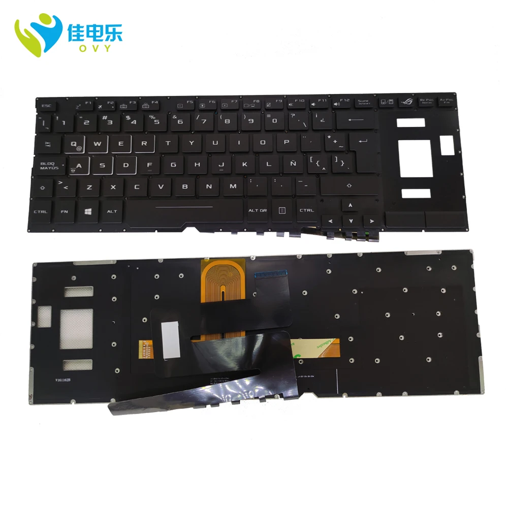Испанская Латиноамериканская RGB клавиатура с подсветкой для ASUS ROG GX501 GX501V GX501VI GX501VS GX501GI игровой ноутбук с подсветкой Сменные клавиатуры
Испанская Латиноамериканская RGB клавиатура с подсветкой для ASUS ROG GX501 GX501V GX501VI GX501VS GX501GI игровой ноутбук с подсветкой Сменные клавиатуры