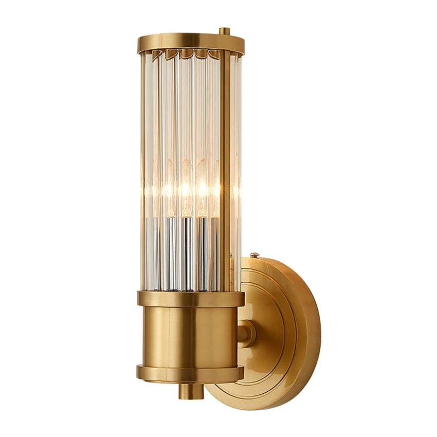 Nordic Living Room Luster All Copper Crystal Wall Lamps American Aisle Modern Bedroom Brass LED Sconce Wall Lights Deco Fixtures
Nordic Living Room Luster All Copper Crystal Wall Lamps American Aisle Modern Bedroom Brass LED Sconce Wall Lights Deco Fixtures
