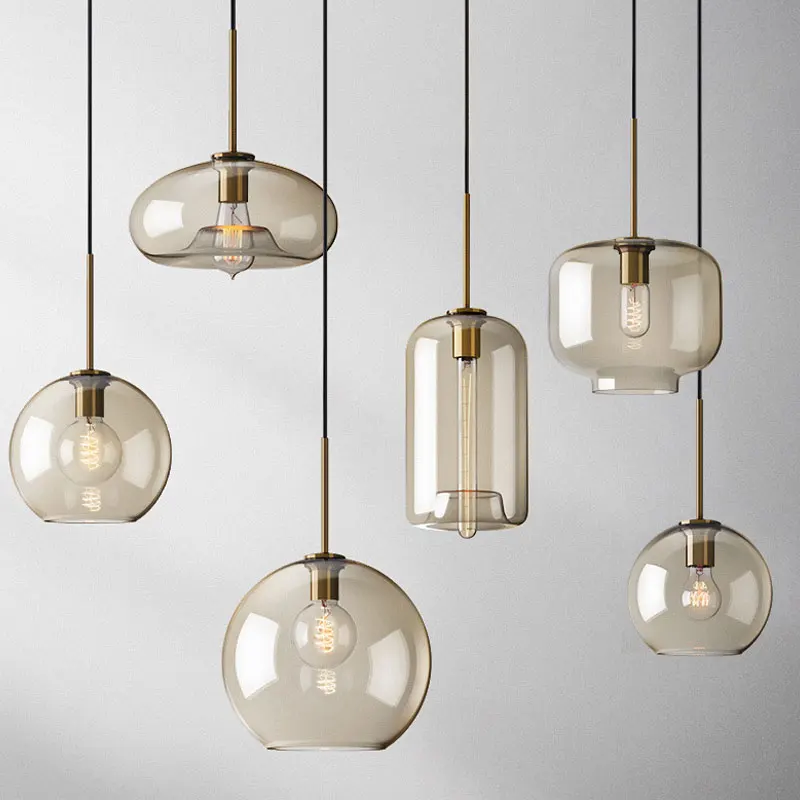 Nordic Amber Glass Pendant Lights Kitchen Dinning Room Light Fixtures Modern Led Gold Hanging Lamp Cafe Bar Bedroom Home Decor
Nordic Amber Glass Pendant Lights Kitchen Dinning Room Light Fixtures Modern Led Gold Hanging Lamp Cafe Bar Bedroom Home Decor