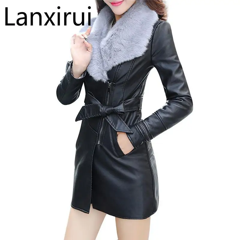 Lanxirui Donne Collo Di Pelliccia Giacca Di Pelle Lungo Cappotto Femminile Inverno Manica Lunga In Giacca Delle Arco Oct18
Lanxirui Donne Collo Di Pelliccia Giacca Di Pelle Lungo Cappotto Femminile Inverno Manica Lunga In Giacca Delle Arco Oct18